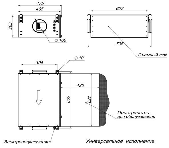 Бризер воздуха Breezart 550 Twin в Москве